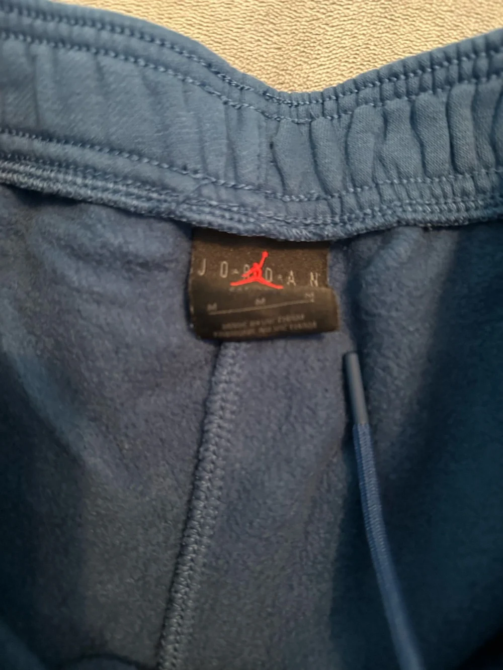 Jordan Essentials Royal Tint Blue Fleece Jogger Sweatpants Men’s M
